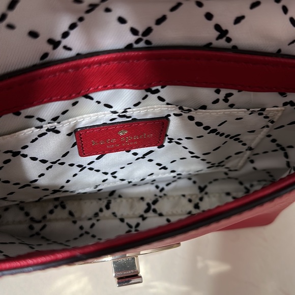 Kate Spade Red Leather Crossbody - Picture 8 of 13